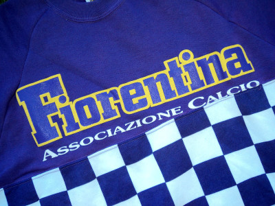 1990-91 Fiorentina  'Le Felpe dei Grandi Club' Sweat Top - Multiple sizes