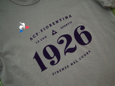 2019-2020 Fiorentina Le Coq Sportif leisure tee - Medium