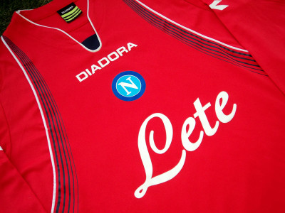 2007-2008 Νάπολι μακρυμάνικη εκτός έδρας φανέλα - Medium