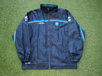 2003-2004 Νάπολι Αδιάβροχο Τζάκετ με κουκούλα - Medium