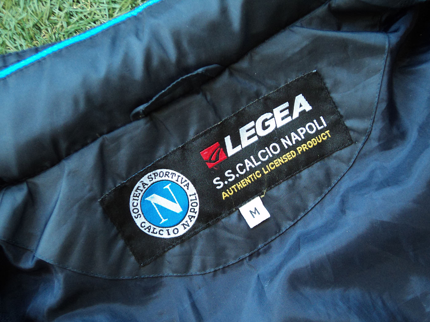 2003-2004 Νάπολι Αδιάβροχο Τζάκετ με κουκούλα - Medium