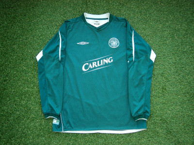 2004-2005 Celtic LS away shirt - Large