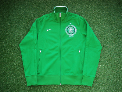 2012-2013 Celtic N98 Nike track jacket - Medium