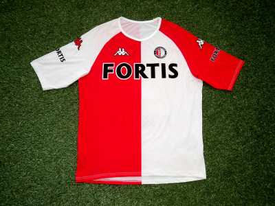 2006-2007 Feyenoord home shirt - Large (Slim fit)