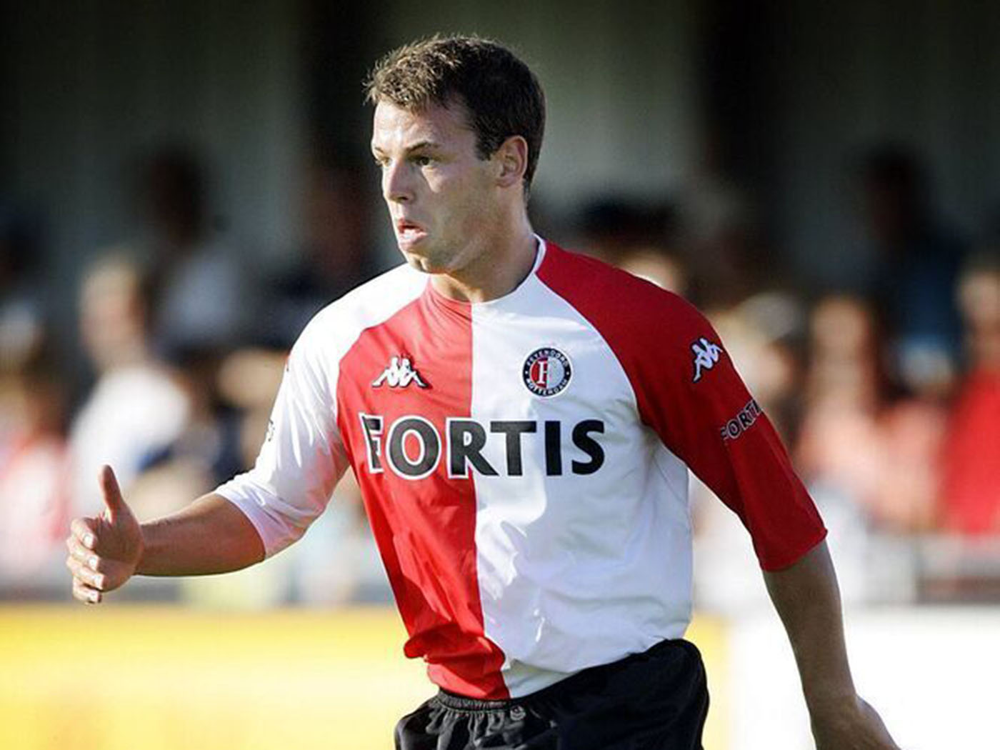 2006-2007 Feyenoord home shirt - Large (Slim fit)
