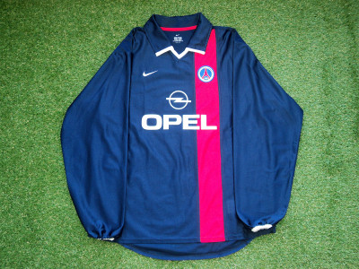 2001-2002 Paris Saint-Germain LS home shirt - Large