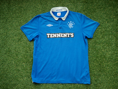 2010-2011 Rangers home shirt - Large