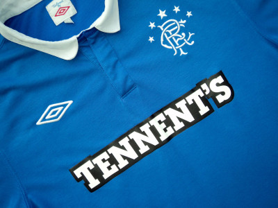 2010-2011 Rangers home shirt - Large
