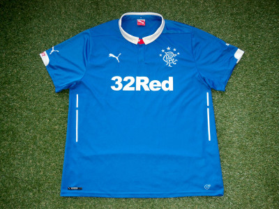 2014-2015 Rangers home shirt - XXLarge