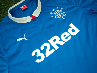 2014-2015 Rangers home shirt - XXLarge
