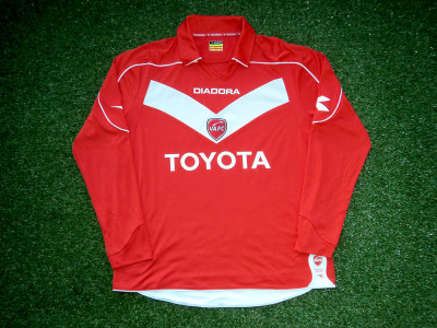 2008-2009 Valenciennes l/s home shirt - Large