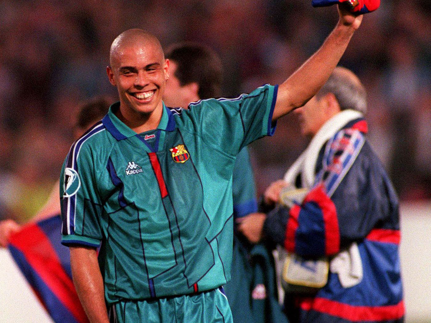 1995-1997 Barcelona away shirt - Large