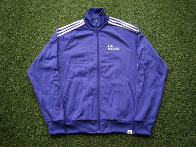 Ρεάλ Μαδρίτης "I love Madrid" Adidas Originals ζακέτα - Medium (Size 50)