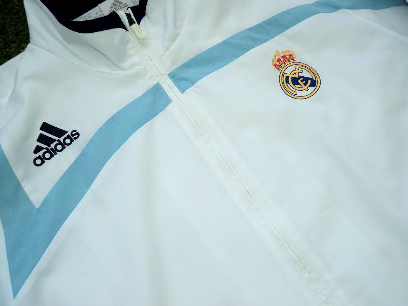 2007-2008 Real Madrid track jacket - Large/XLarge (44"- 46")