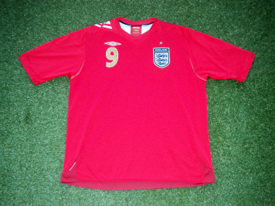 2006-2008 England away shirt Nr9 Rooney - XXLarge