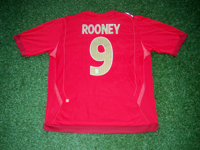 2006-2008 England away shirt Nr9 Rooney - XXLarge