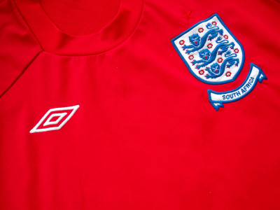 2010-2011 England "South Africa" away shirt - Medium/Large (42")