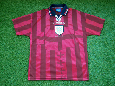 1997-1999 England away shirt - Medium