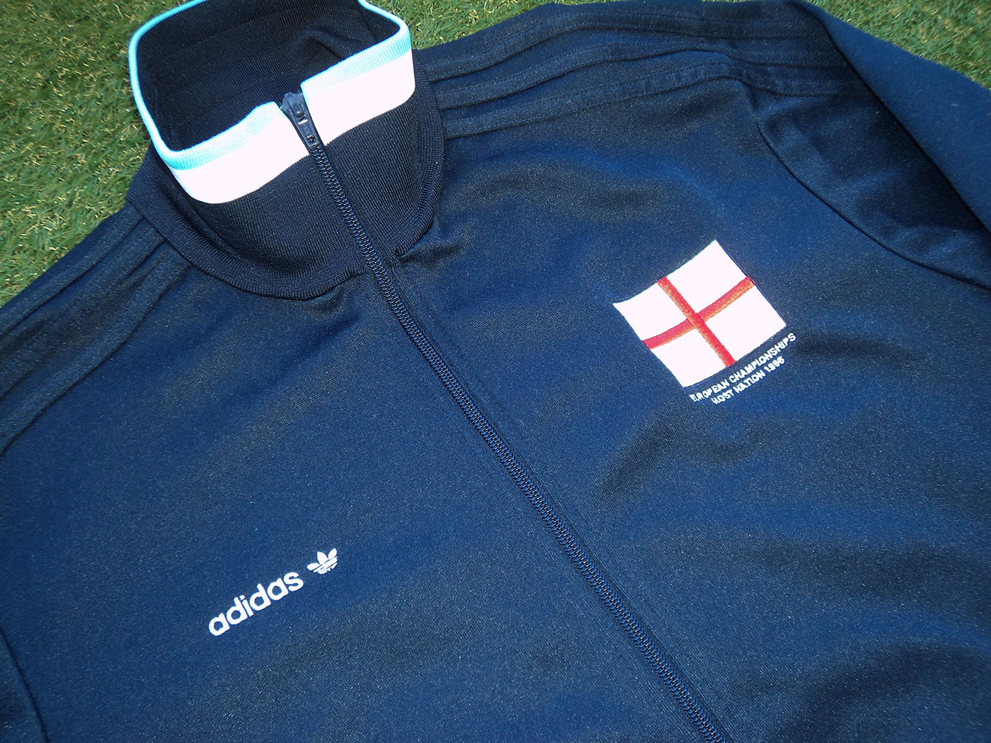 1996 Euro England Adidas Originals Reissued (2008) Track Jacket - Medium