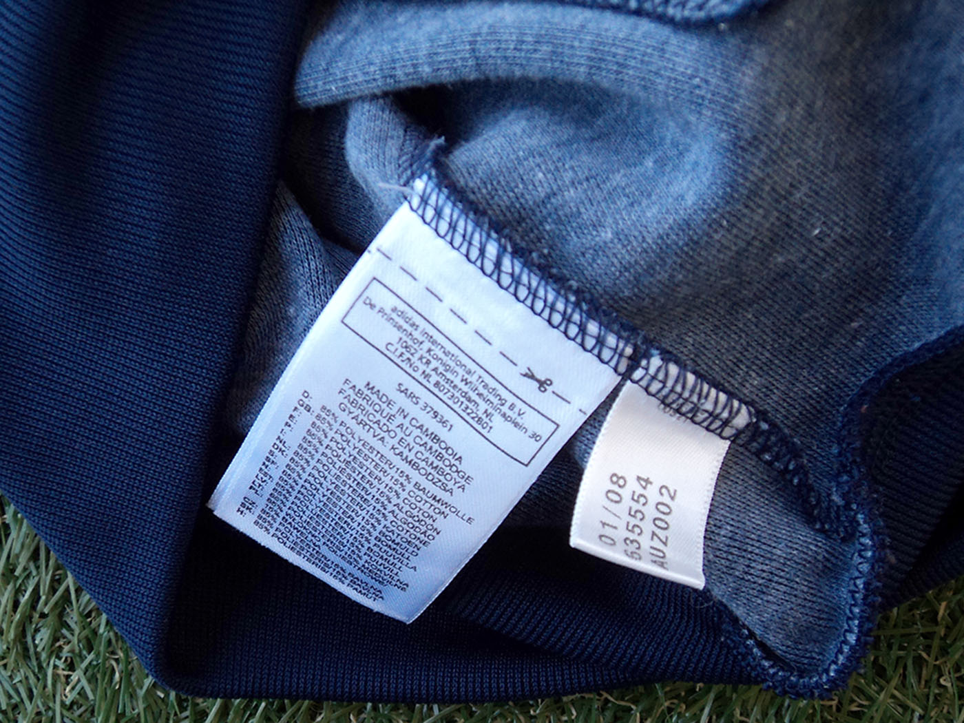 1996 Euro England Adidas Originals Reissued (2008) Track Jacket - Medium
