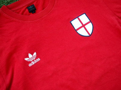 1974 World Cup England Official Adidas Originals Reissued Away Shirt (2005) - Medium