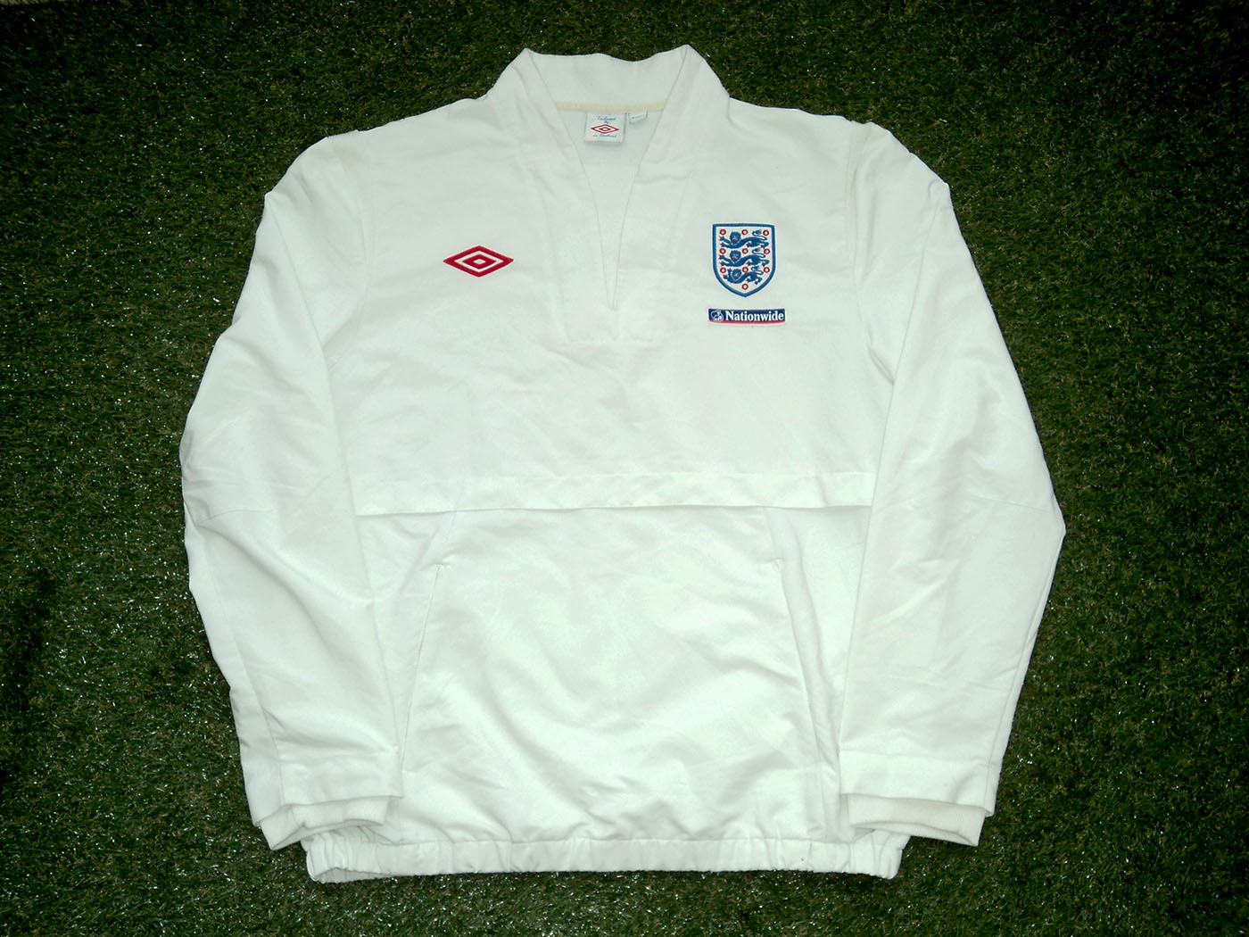 2009-2010 England Warm up / Drill top - XLarge