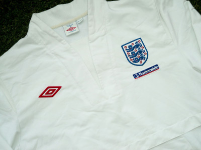 2009-2010 England Warm up / Drill top - XLarge