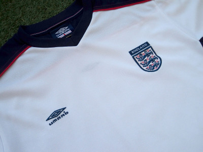 2002-2003 England polo shirt - Medium