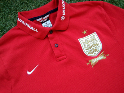 2013 England '150th Anniversary' polo shirt - Medium