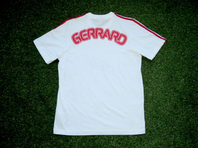 2008 England "Gerrard Signature" Adidas t-shirt - Multiple sizes