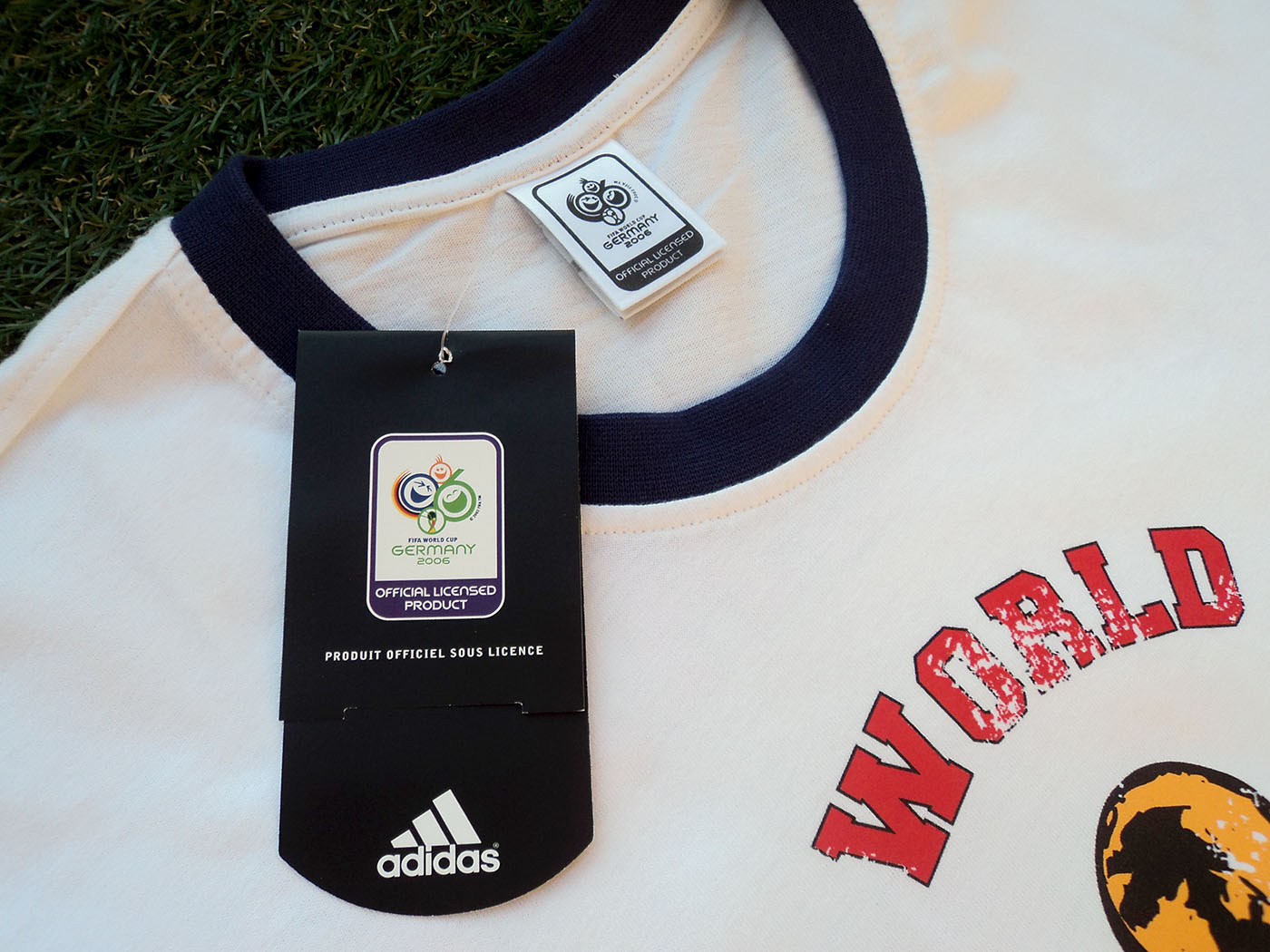 2006 Αγγλία Παγκόσμιο Κύπελλο Adidas t-shirt Νο6 - Medium