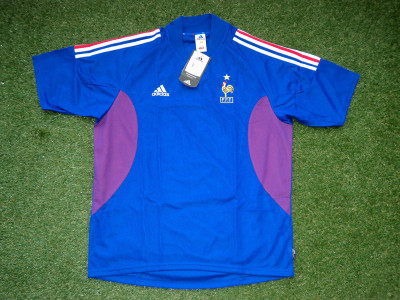 2002-2004 France home shirt Nr10 Zidane - Large (With defects)