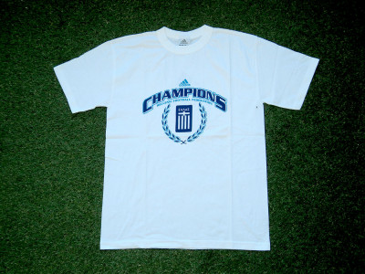 2004 Greece Adidas "Champions" t-shirt - Small
