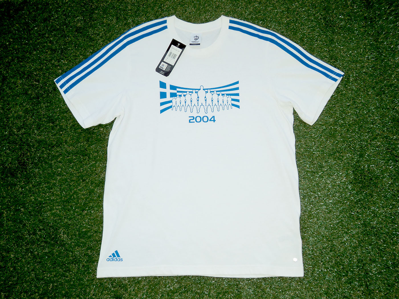 2008 Greece Adidas "Trophy" Euro t-shirt - Multiple sizes