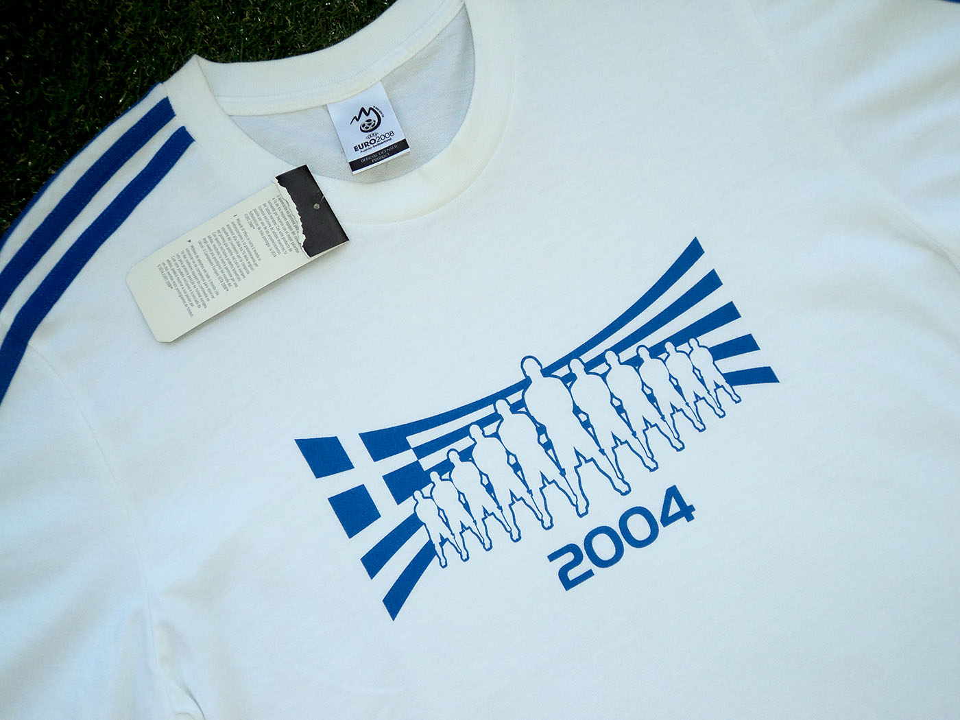 2008 Greece Adidas "Trophy" Euro t-shirt - Multiple sizes