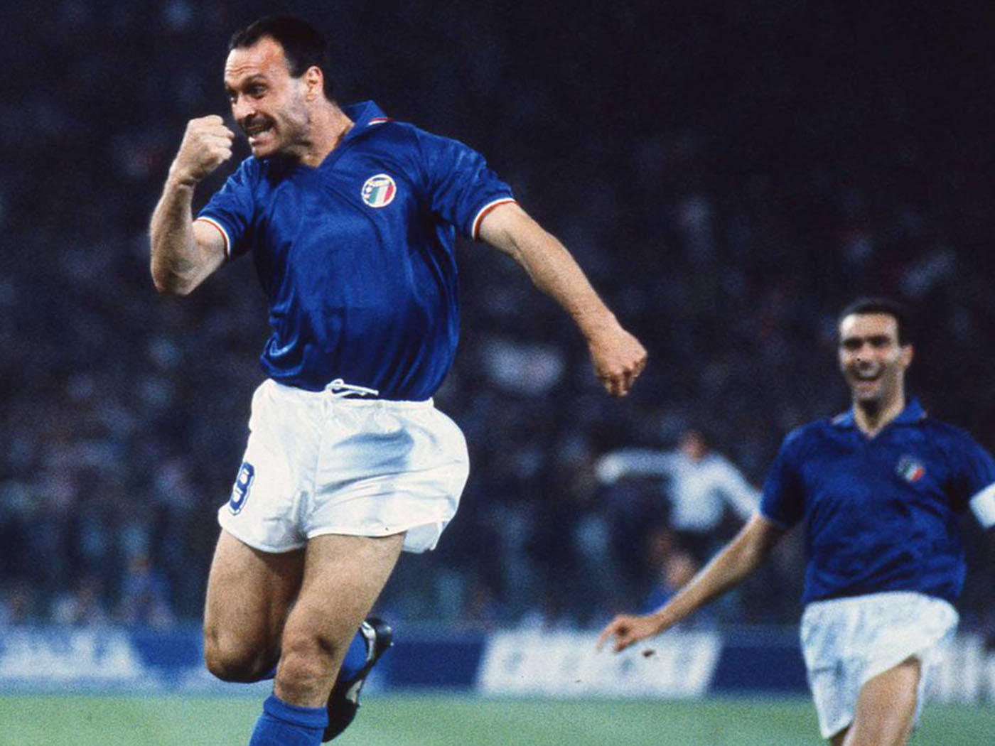 1986-1990 Ιταλία Νο10 Adidas Originals επανέκδοση εντός έδρας φανέλα - Διάφορα μεγέθη