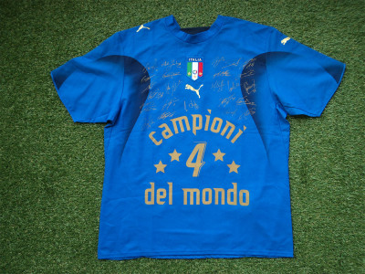 2006-2007 Italy "Campioni del Mondo" home shirt " - Large