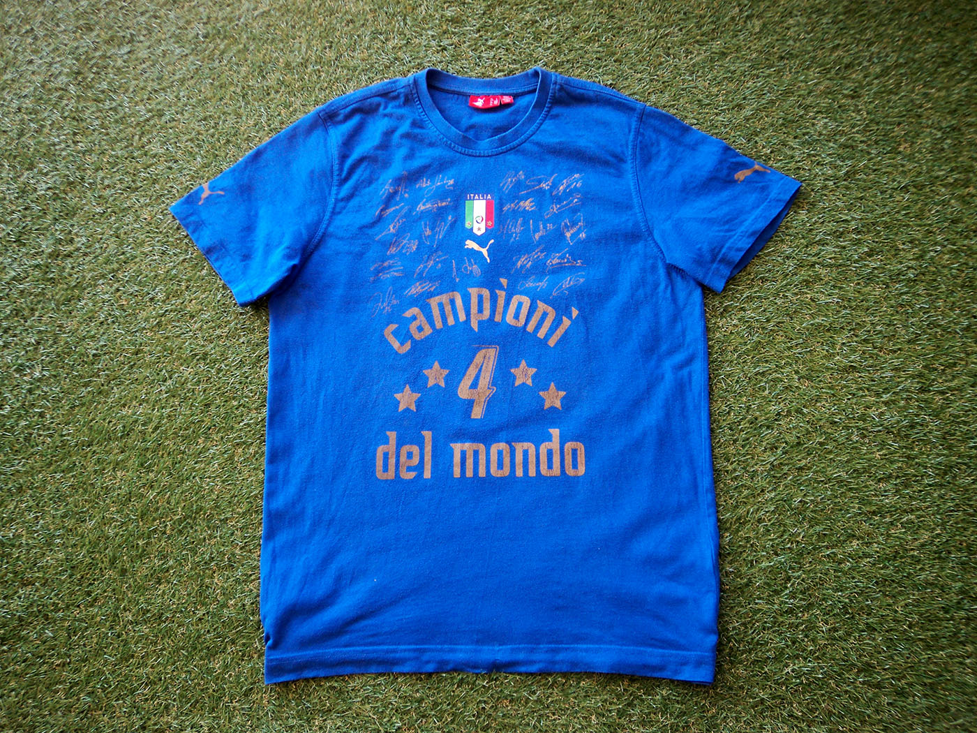 2006 Ιταλία "Πρωταθλητές Κόσμου" leisure tee - Large