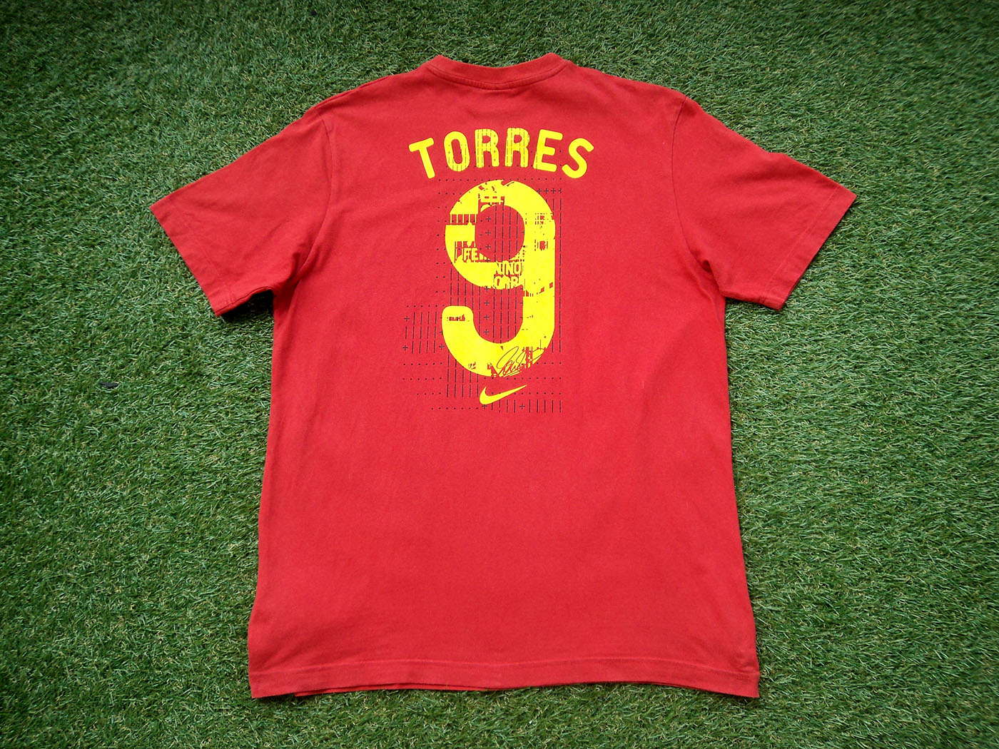 2010 World Cup Spain Nike t-shirt Nr9 Torres - Large