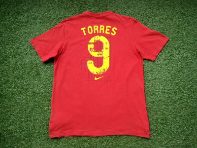 2010 World Cup Spain Nike t-shirt Nr9 Torres - Large