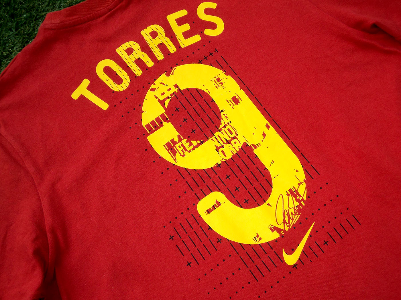 2010 World Cup Spain Nike t-shirt Nr9 Torres - Large