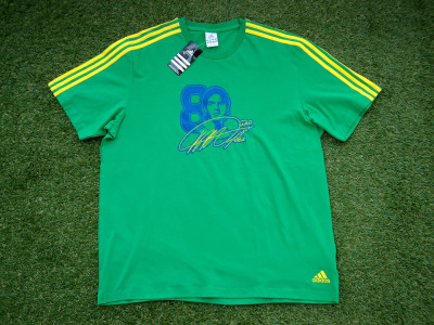 2008 Brazil "Kaka signature" Adidas t-shirt - XLarge