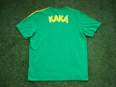 2008 Brazil "Kaka signature" Adidas t-shirt - XLarge