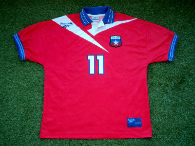 1998 Chile WC home shirt Nr11 Salas - Large