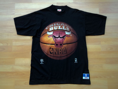 90s Σικάγο Μπουλς Nutmeg t-shirt - Large